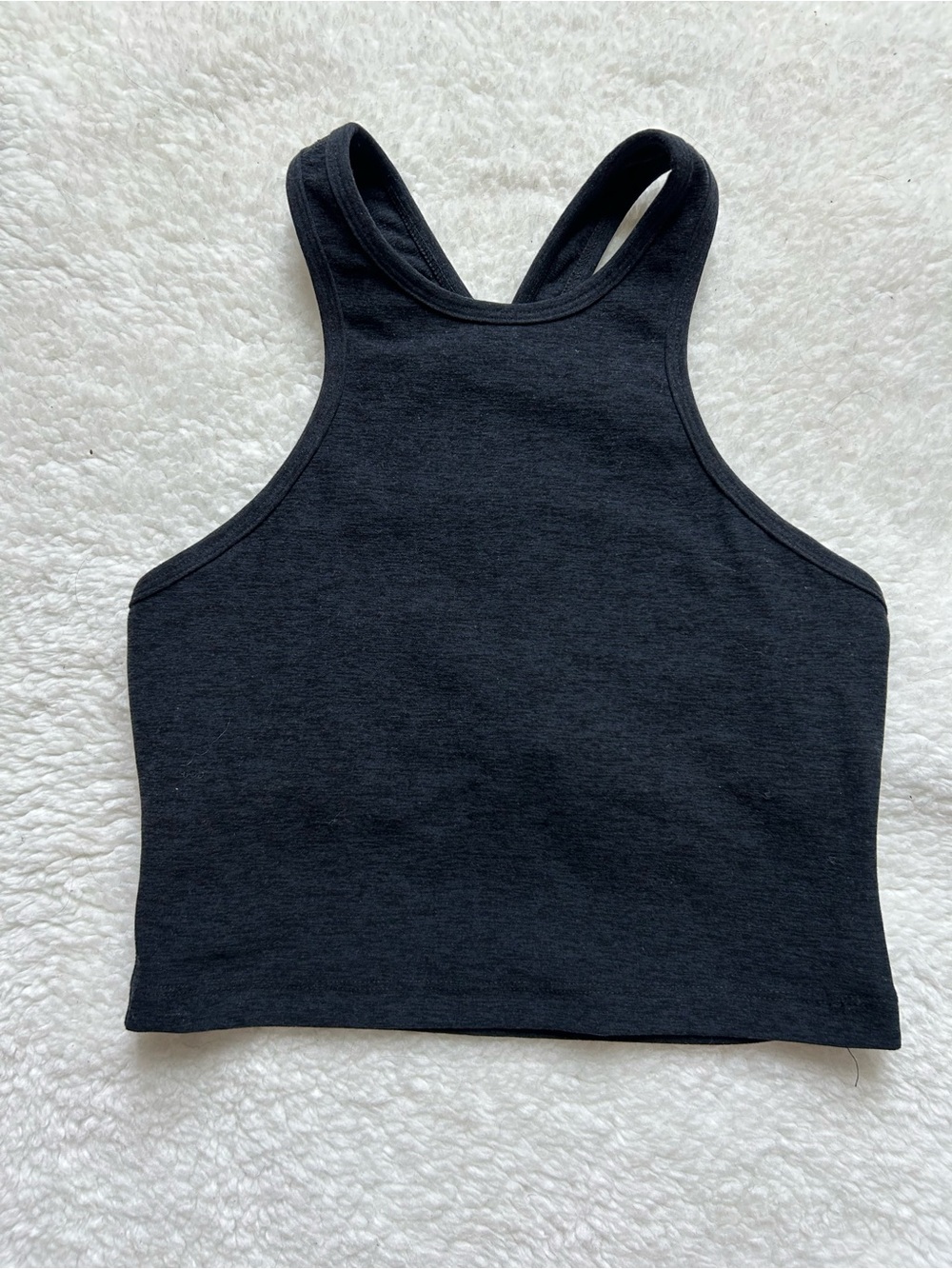 Beyond Yoga Black SpaceDye Racerback Sports Bra - Picture 3 of 5